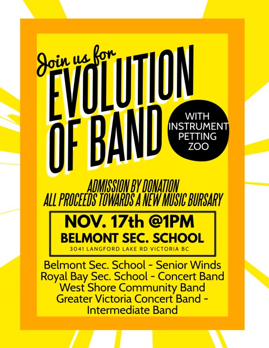 Evolution of Band 2018 Poster