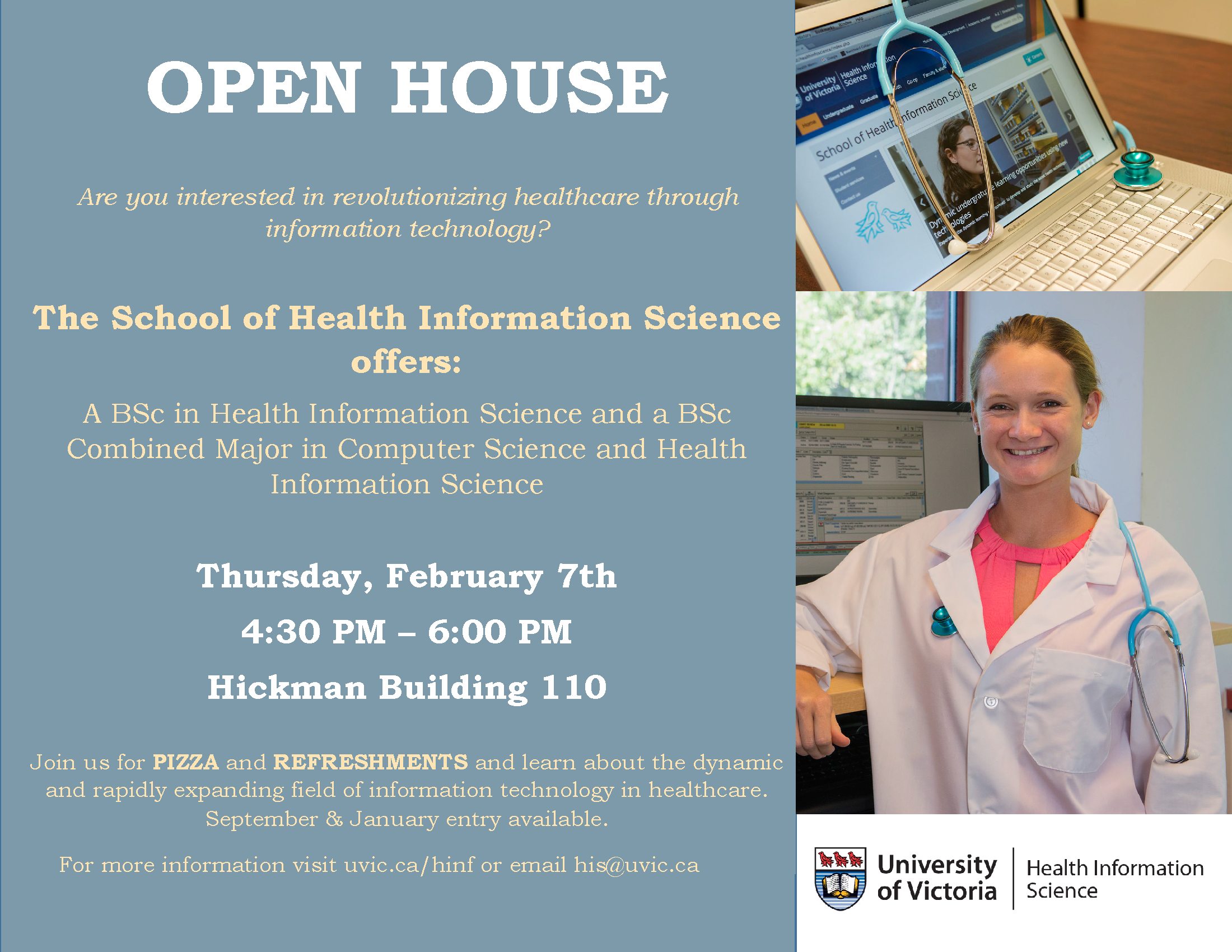 hinf spring open house 2019_poster