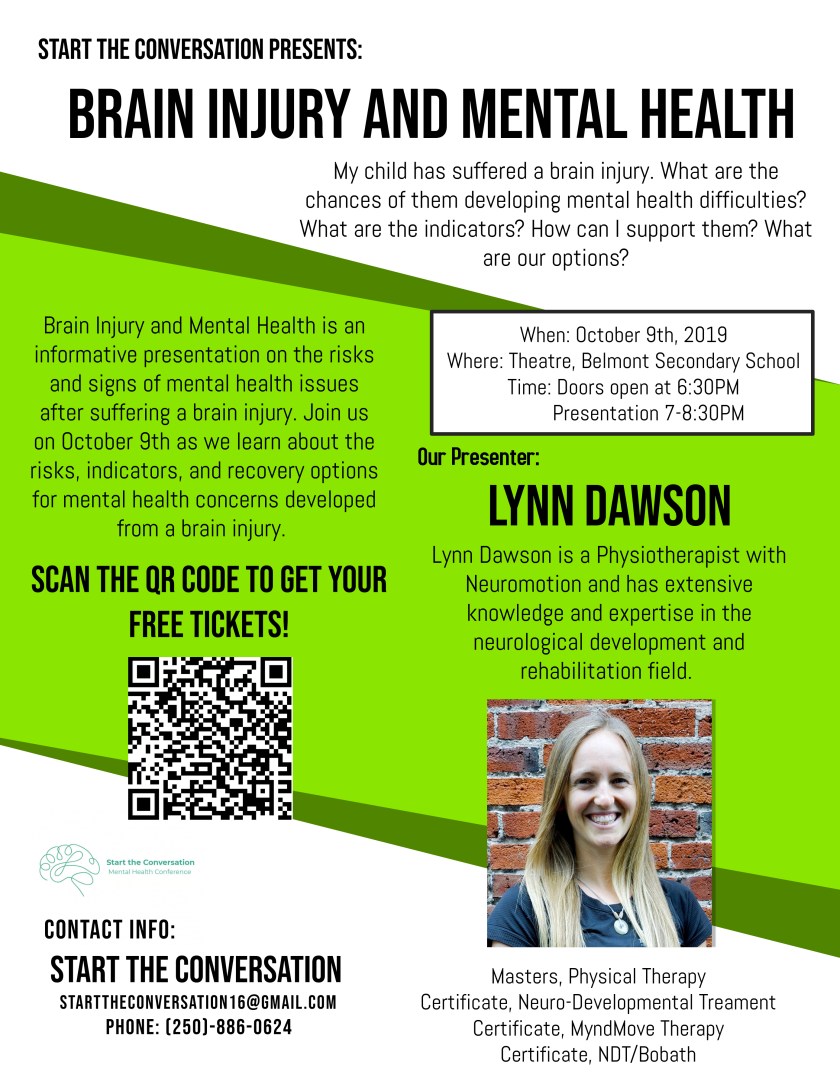 Brain Injury and Mental Health Oct 9 2019